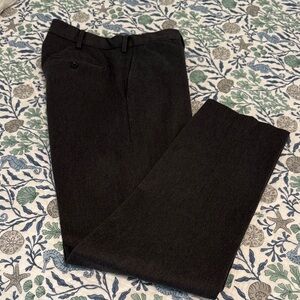 Lands' End Men's Charcoal Dress Pants